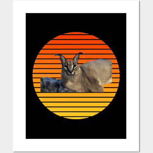 Big Floppa My Beloved Caracal Meme Posters and Art